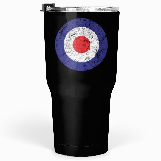 Royal Air Force World War II Spitfire Logo Retro Tumblers 30 Oz