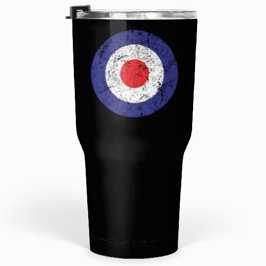Royal Air Force World War II Spitfire Logo Retro Tumblers 30 Oz