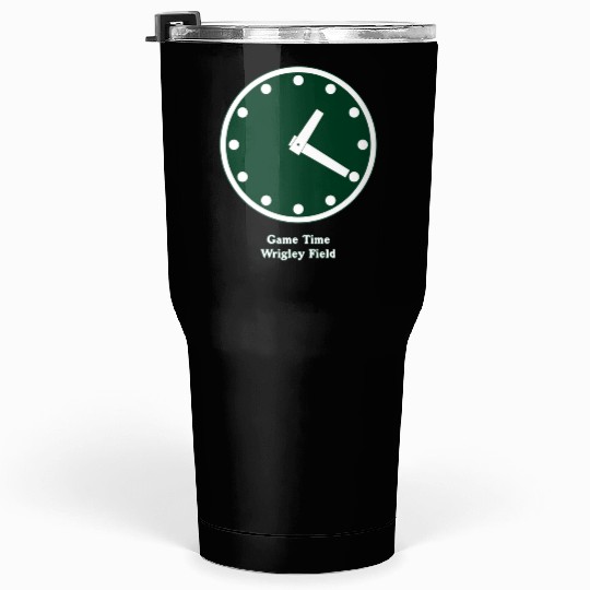 WRIGLEY FIELD SCOREBARD CLOCK IS CHICAGO CUBS GAME Tumblers 30 Oz