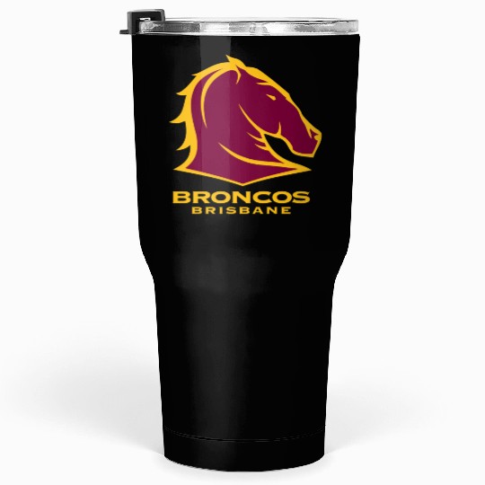 BRISBANE BRONCOS NRL TEAM LOGO PET TANK CAT OR DOG Tumblers 30 Oz