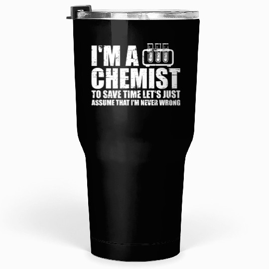 Chemistry Chemist Tumblers 30 Oz