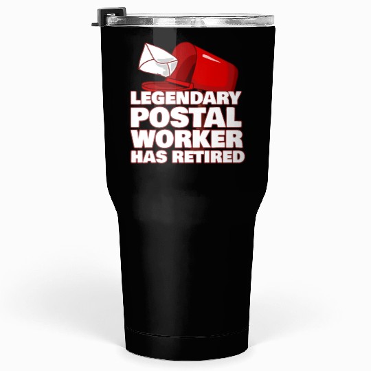 Funny Post Office Retired Postal Worker Gift Idea Tumblers 30 Oz