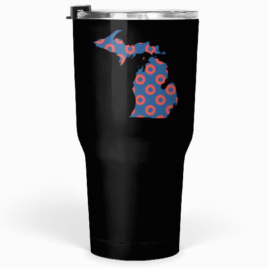 Phish Fishman Donut Michigan Phanart Tumblers 30 Oz