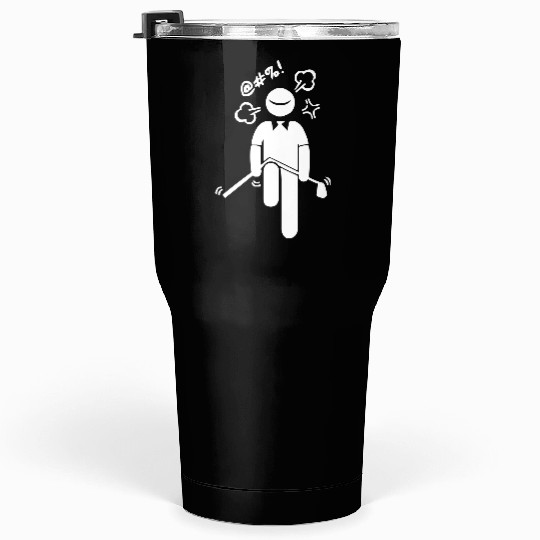 Angry Golfer Tumblers 30 Oz
