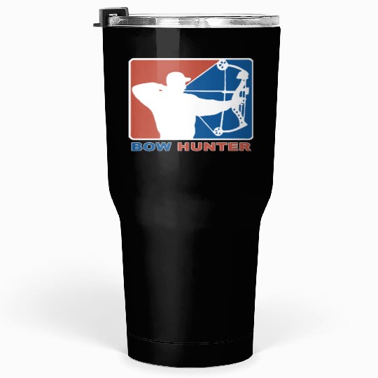Bow Hunter Major League Bows and Arrow Hunting Tumblers 30 Oz