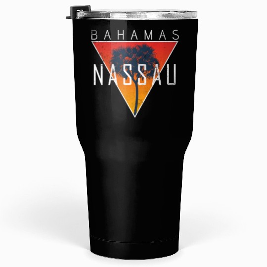 Bahamas Nassau Palms Holiday Tumblers 30 Oz