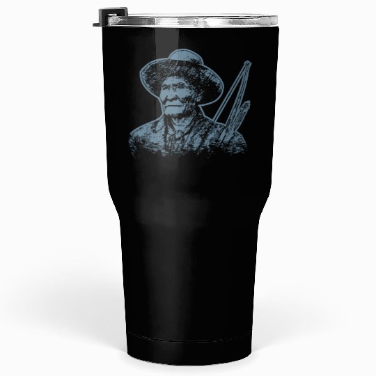 Geronimo Apache Native American Indian Warrior Tumblers 30 Oz