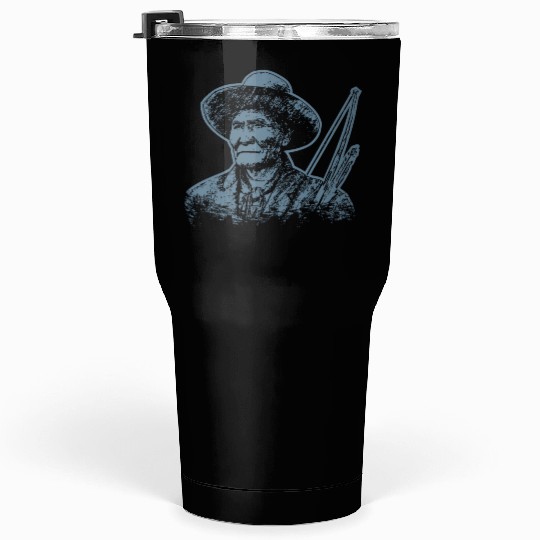Geronimo Apache Native American Indian Warrior Tumblers 30 Oz