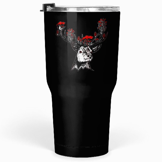 Deer mushrooms Tumblers 30 Oz