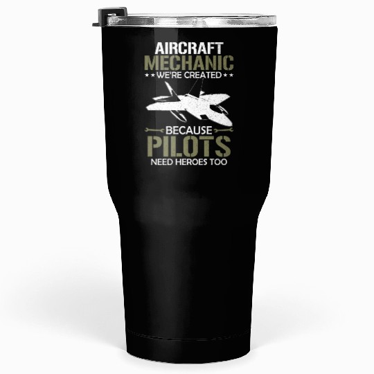 Aircraft Mechanic Tumblers 30 Oz