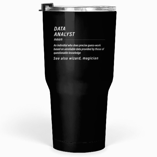 Funny Data Tumblers 30 Oz for Data Analysts Gift Men