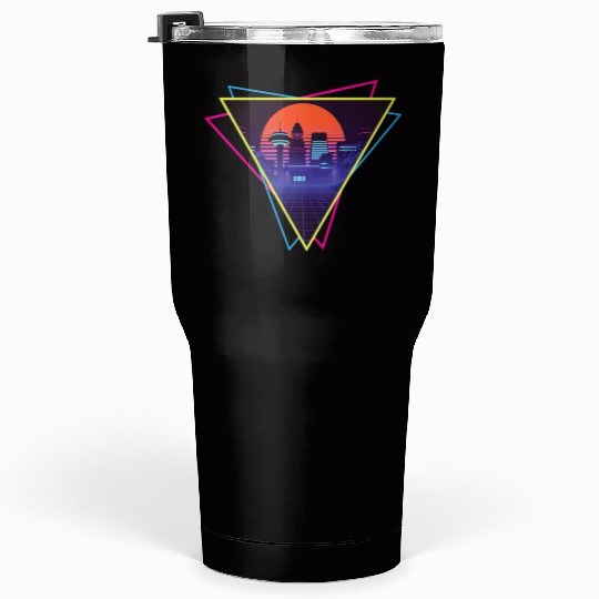 future city synthwave Tumblers 30 Oz