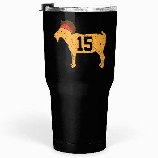 GOAT Number 15 MVP Tumblers 30 Oz