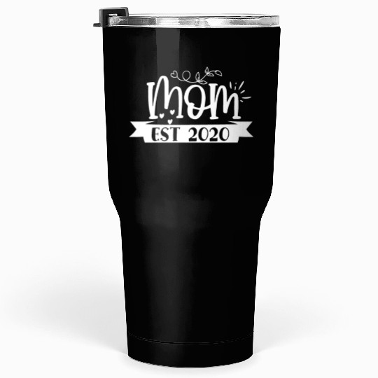 Baby Shower Pregnant Newborn Mom Established 2020 Tumblers 30 Oz