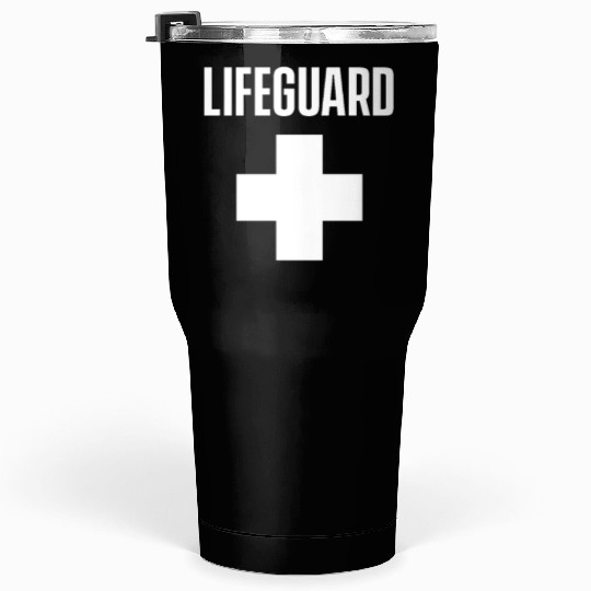 Team Lifeguard Life Guard Pool Attendant Guards Tumblers 30 Oz
