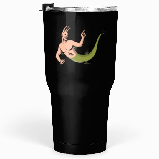 Sea Monkey Pointing Mascot Tumblers 30 Oz