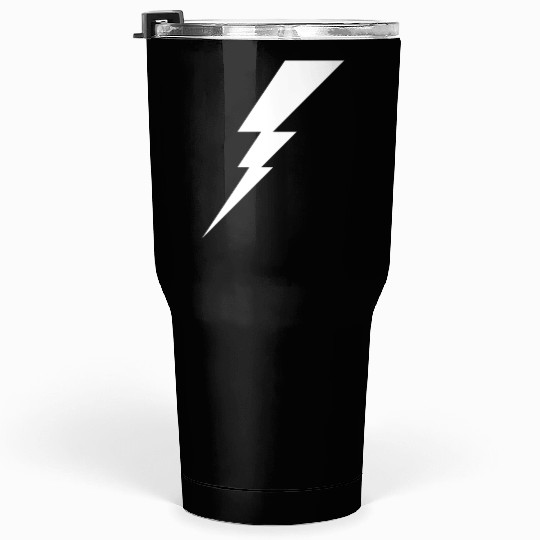 Lightning Bolt Geometric Vector Shape Tumblers 30 Oz