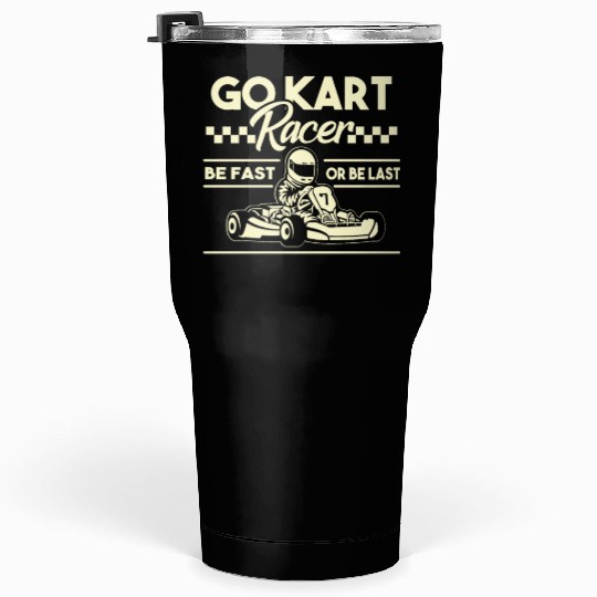 Go Kart Racer Tumblers 30 Oz