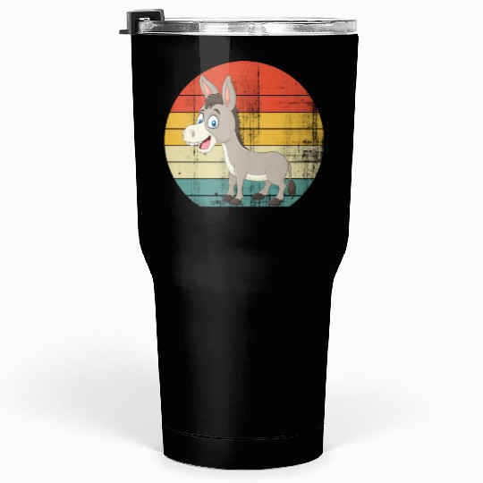 Cute Donkey Tumblers 30 Oz