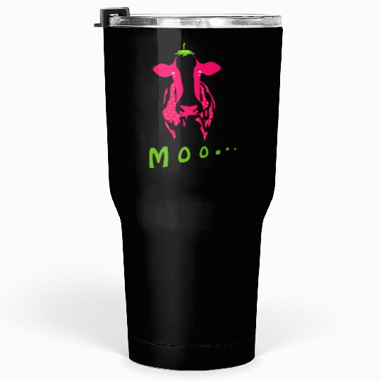 Strawberry cow, Strawberry cow pink, pink cow Tumblers 30 Oz