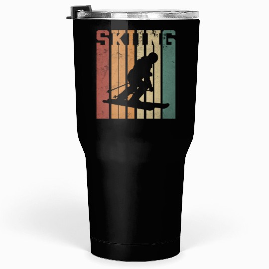 Skiing Skiing Skier Skisport Ski Slope Tumblers 30 Oz