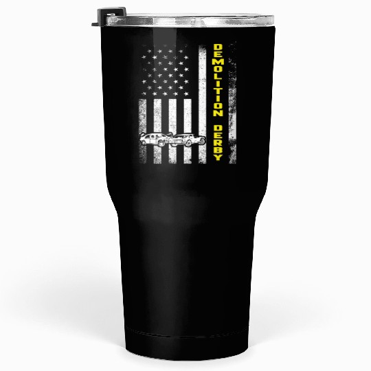 Demolition Derby Car crashing Motorsport Racing US Tumblers 30 Oz