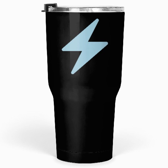 Blue Lightning Bolt Tumblers 30 Oz