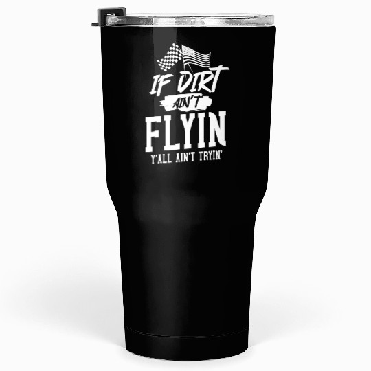 Dirt Track Racing Gift Sprint Car Racing Tumblers 30 Oz