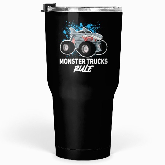 Monster Trucks Rule... Monster Truck Tumblers 30 Oz