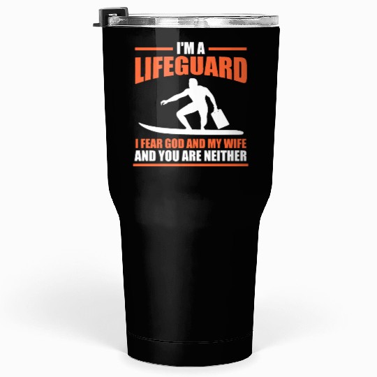 Lifeguard Pool Life Saver Tumblers 30 Oz
