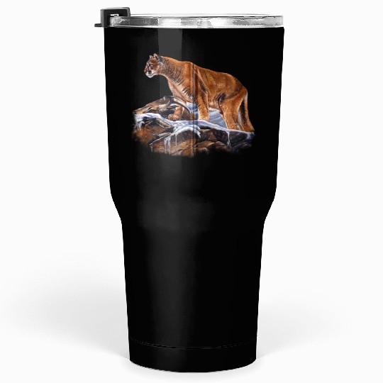 Mountain Lion Cougar Tumblers 30 Oz