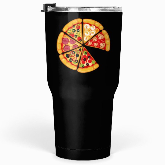 Pizza and Slice Dad and Son Matching Tumblers 30 Oz