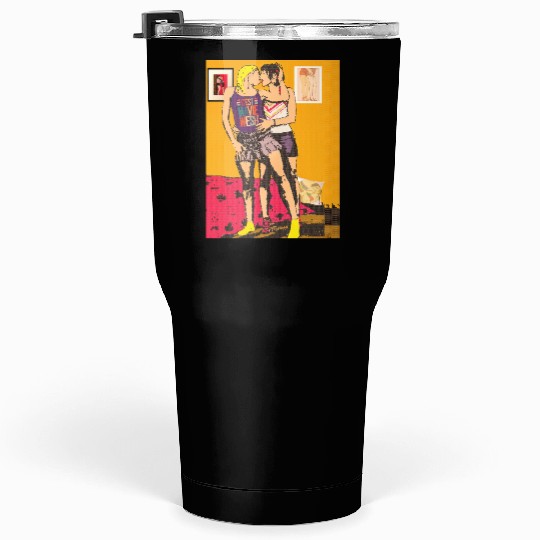 Pixel hot lesbians kissing Tumblers 30 Oz