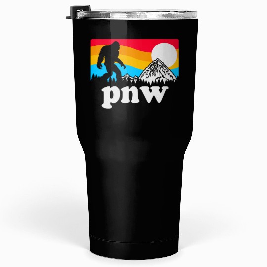 PNW Pacific Northwest Bigfoot Tumblers 30 Oz