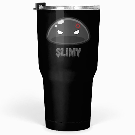 Cute Black Dungeon Slime Monster Weird Anime Tumblers 30 Oz