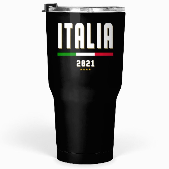 italia Soccer Jersey 2021 - italian Football Tumblers 30 Oz