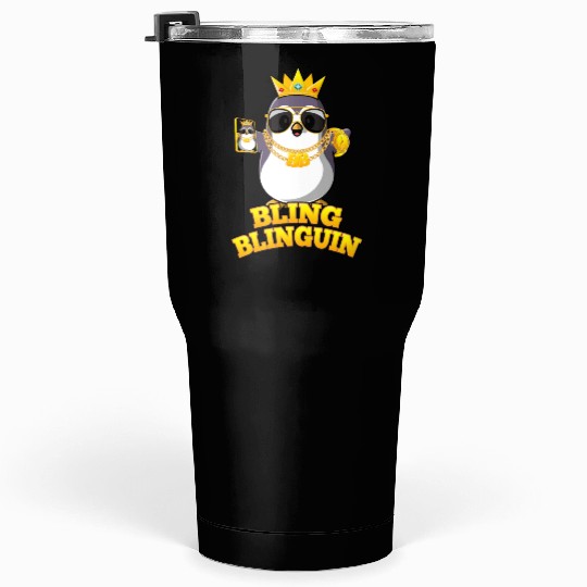 Bling Blinguin Pinguin Tumblers 30 Oz