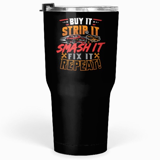 Demo Derby Demolition Derby Smashing Derby Lover Tumblers 30 Oz