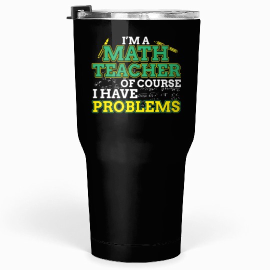 Math Teacher Math Teacher Tumblers 30 Oz