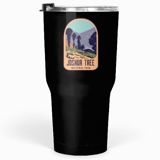 Joshua tree national park retro design Tumblers 30 Oz