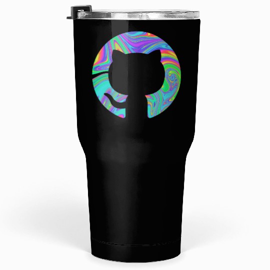 Psychedelic Github Tumblers 30 Oz