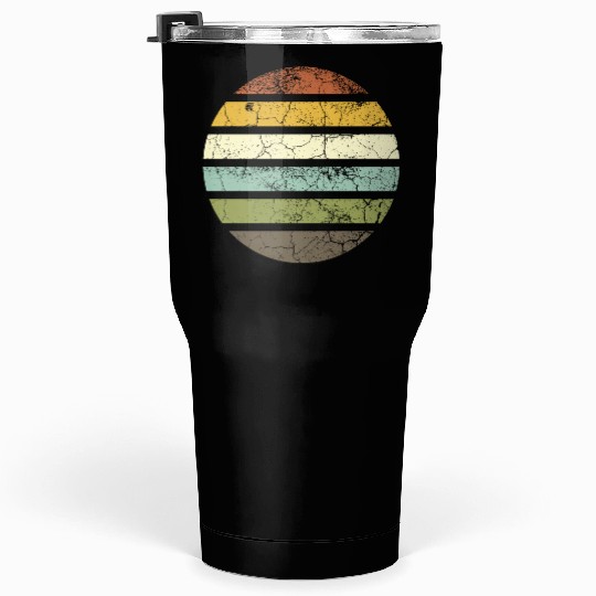 Retro Vintage Sunset Tumblers 30 Oz