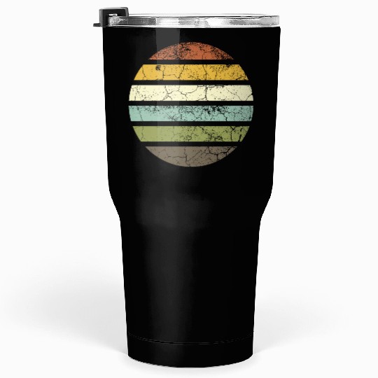 Retro Vintage Sunset Tumblers 30 Oz