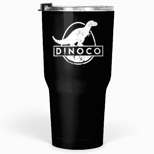 Dinoco White Distressed Tumblers 30 Oz