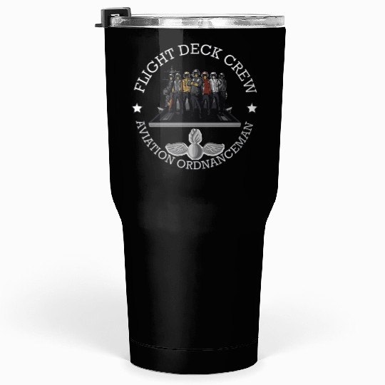 Aviation Ordnanceman Navy Aircraft Carrier Ao Tumblers 30 Oz