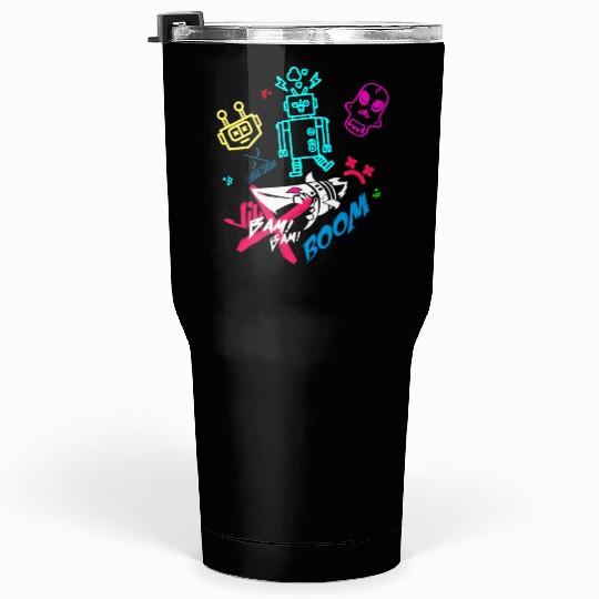 jinx arcane boom monkey Tumblers 30 Oz