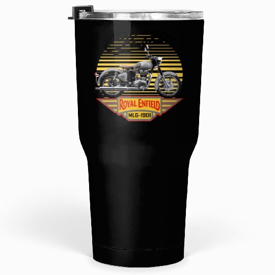 Royal Enfield CLASSIC GUN METAL Tumblers 30 Oz