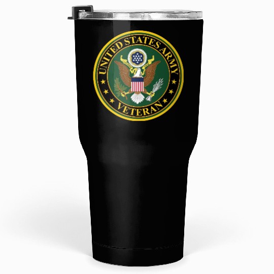 Army US Army Veteran Tumblers 30 Oz