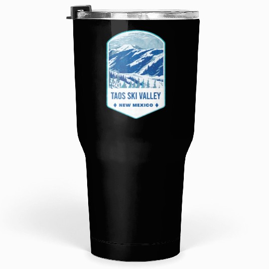 Ski Taos Valley New Mexico Tumblers 30 Oz