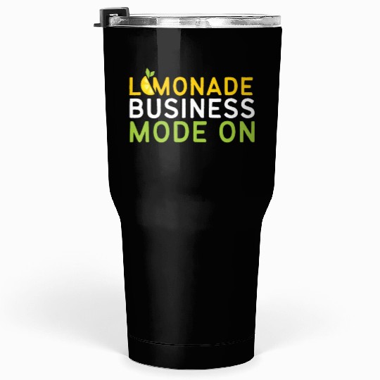 Lemonade Business Mode On Lemon Juice Boss Tumblers 30 Oz